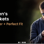 Scin leather jacket banner